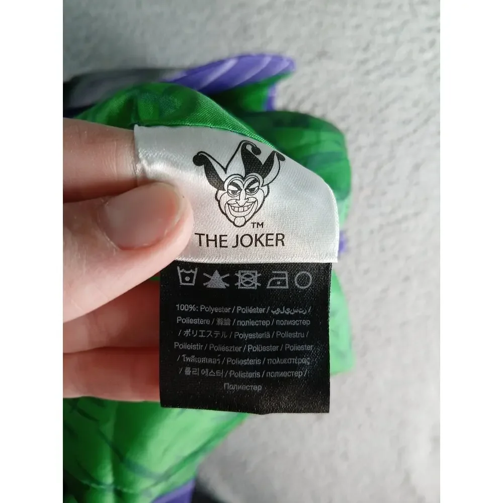 The Joker Suitmeister Costume Kids Small (4-6) NO TIE Halloween DC Suit NWT